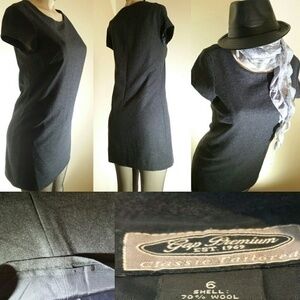 Gap Premium Wool Blend Mini Dress - Gray, …